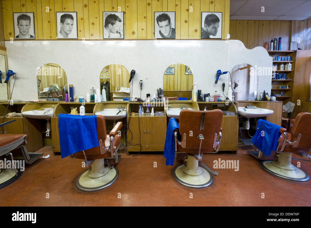 A traditional barbers Stock Photo