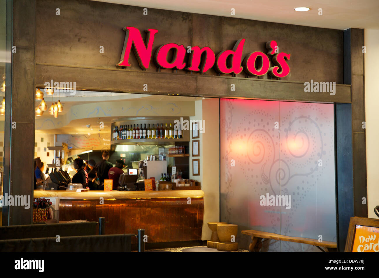 Nandos Restaurant Front Stock Photo