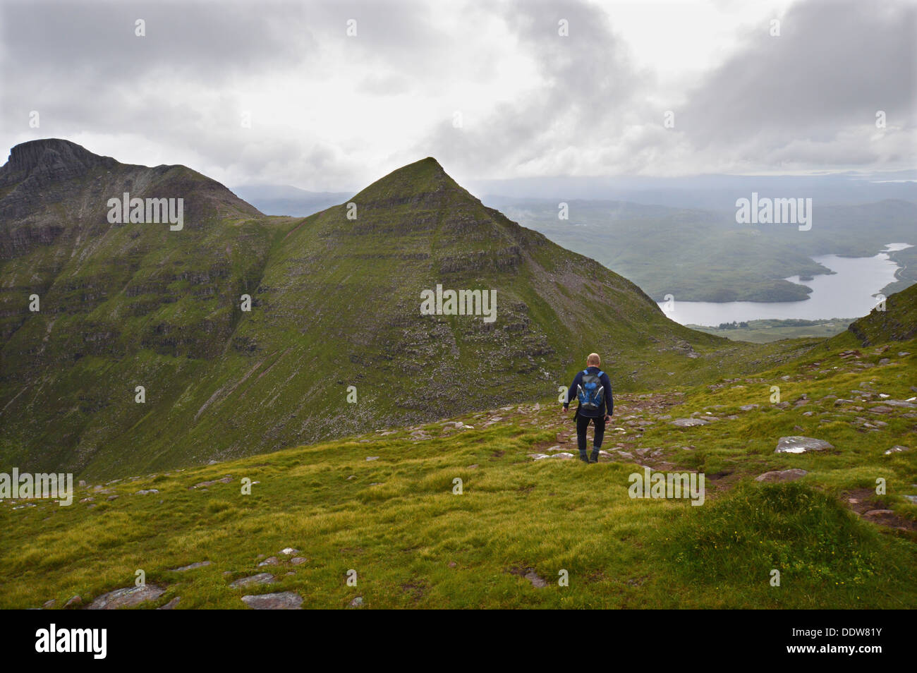 Lone male walker hi-res stock photography and images - Alamy