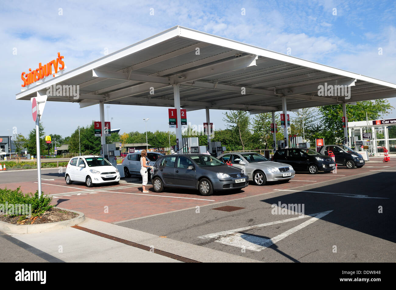 Petrol station sainsburys hires stock photography and images Alamy