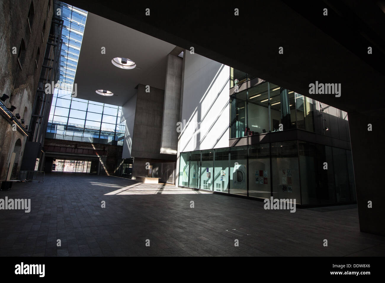 The new University of the Arts building in Kings Cross, London, UK