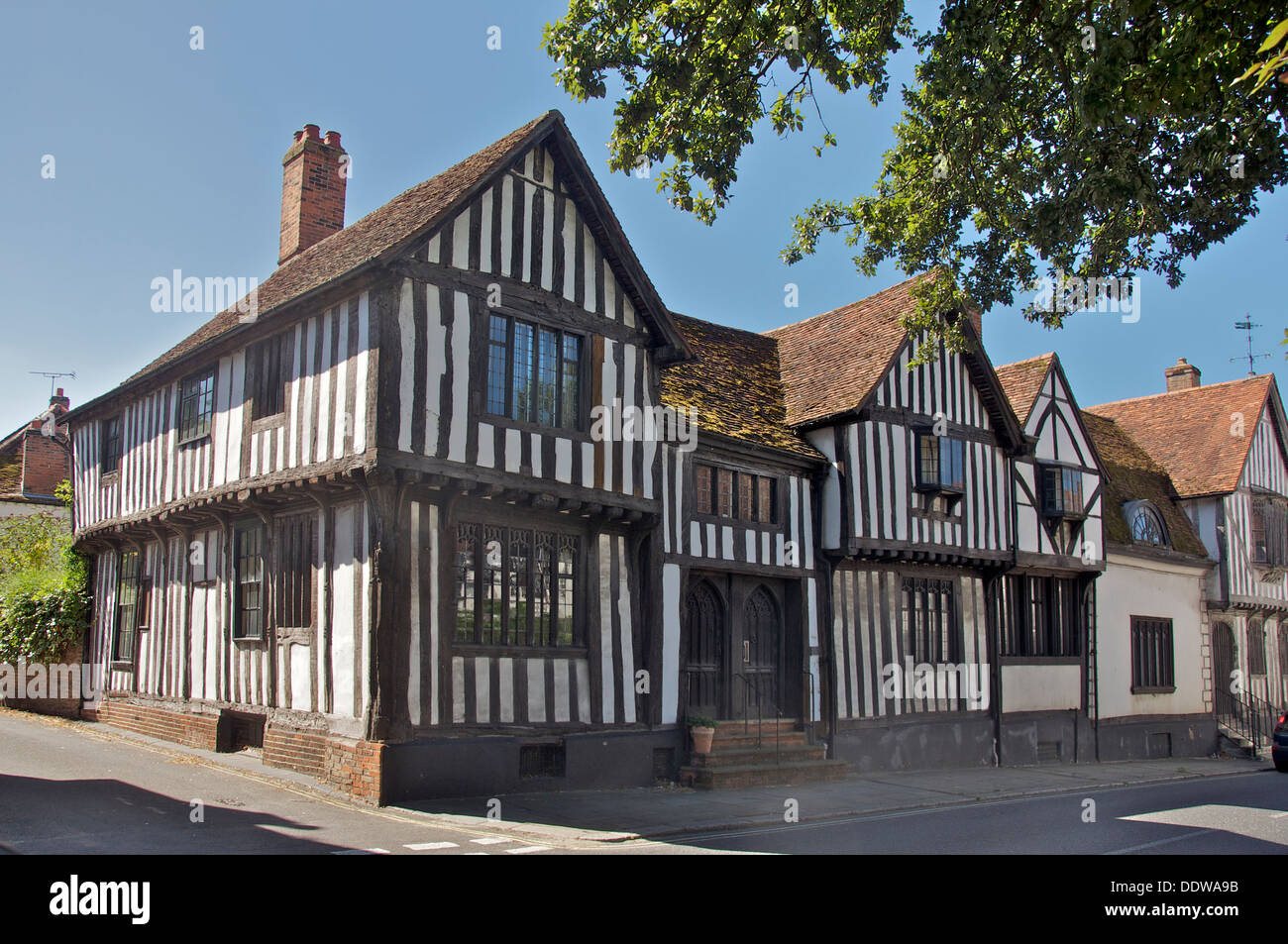 Tudor houses Sudbury Suffolk England Stock Photo Alamy