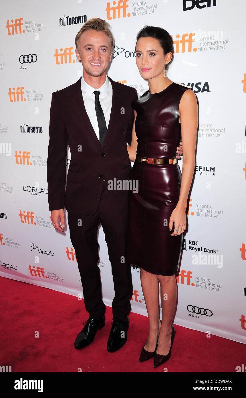 Toronto, ON. 7th Sep, 2013. Tom Felton, Jade Olivia Gordon at arrivals for  THERESE Premiere at the Toronto International Film Festival, Princess of  Wales Theatre, Toronto, ON September 7, 2013. Credit: Gregorio