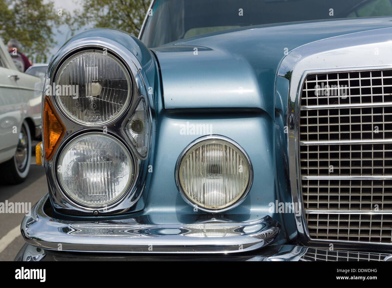 Detail of car Mercedes-Benz 280 SE (W111) coupe Stock Photo