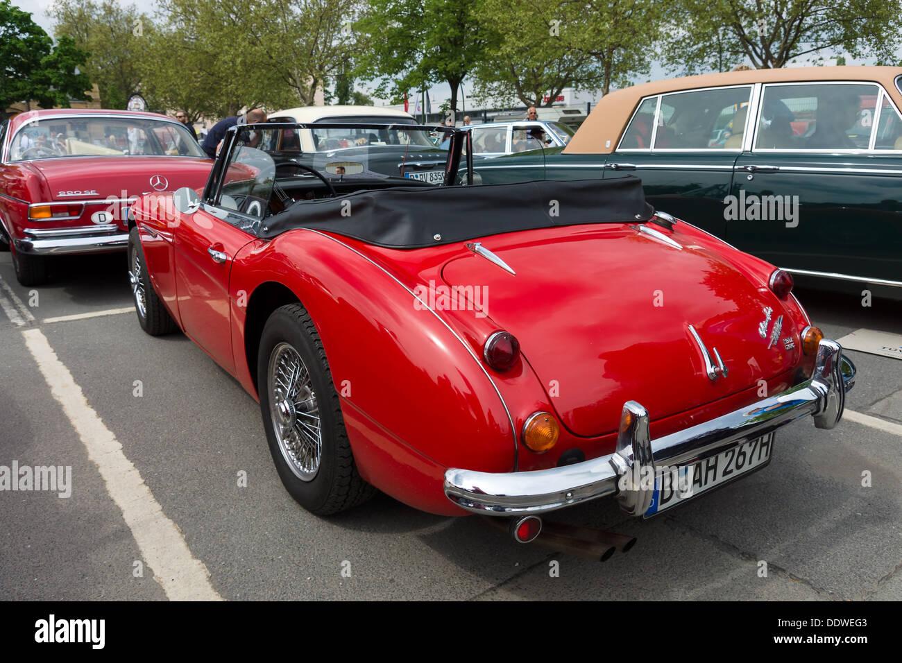 British sports car Austin-Healey 3000 MKIII, rear view Stock Photo