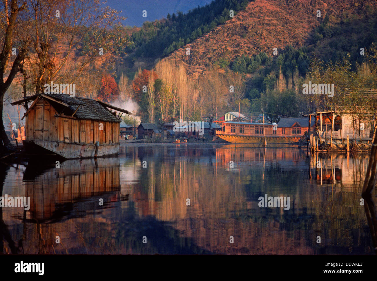 Lake Dal Srinagar Kashmir India Stock Photo