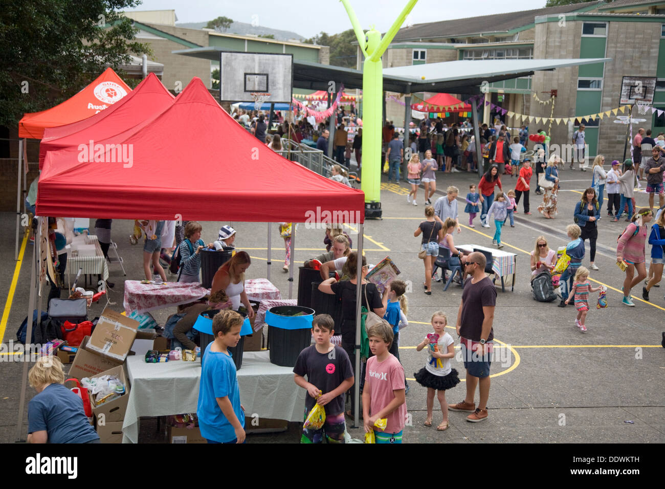 australian school fair in avalon,sydney,australia Stock Photo