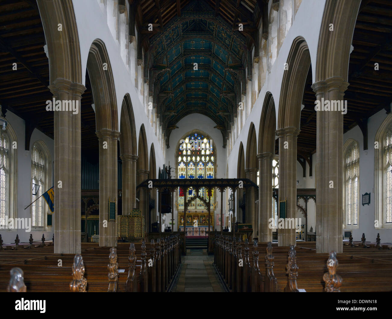 Interior, Church of Saint Edmund. Southwold, Suffolk, England, United Kingdom, Europe. Stock Photo