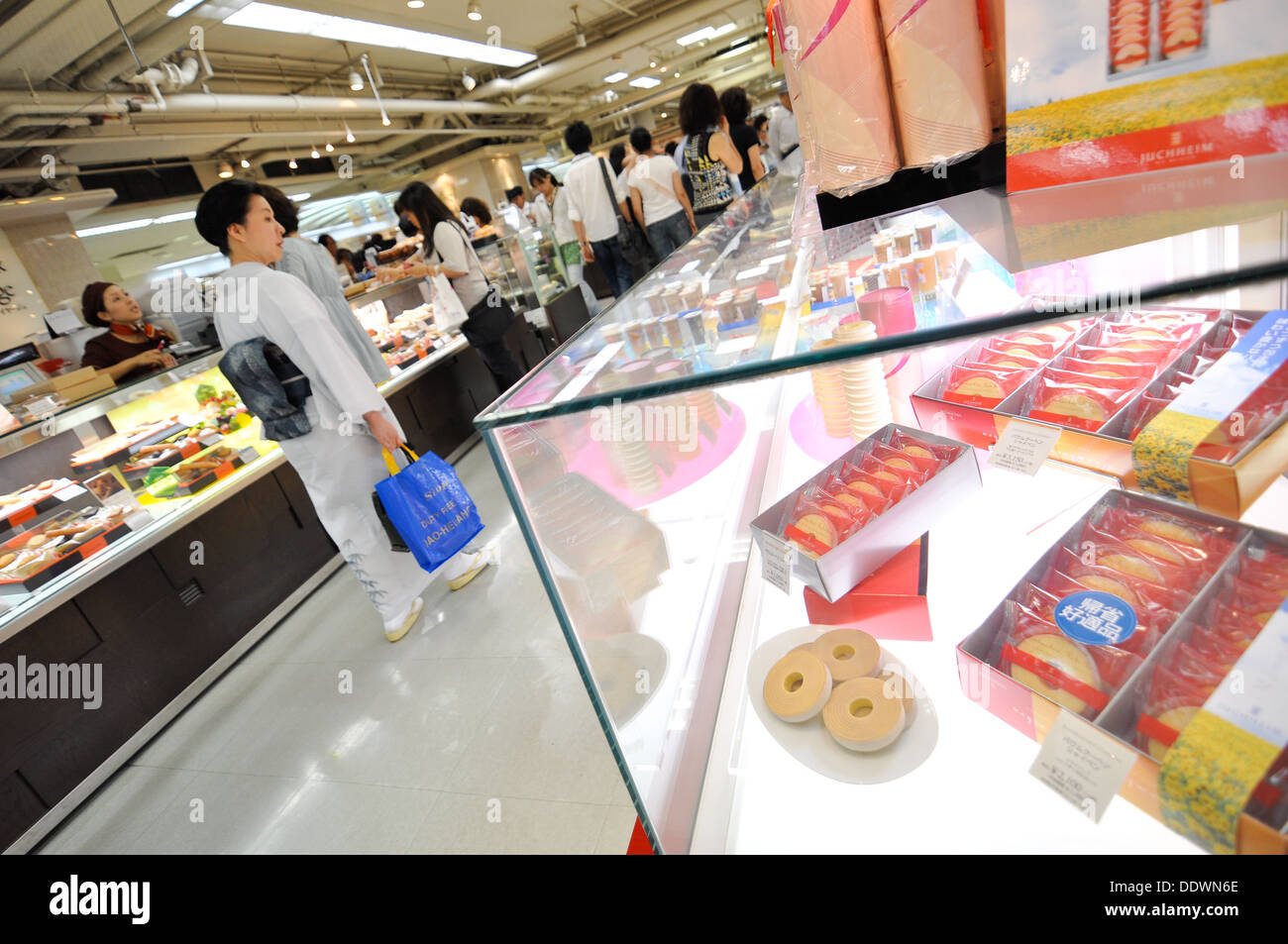 Inside a japanese department store hires stock photography and images