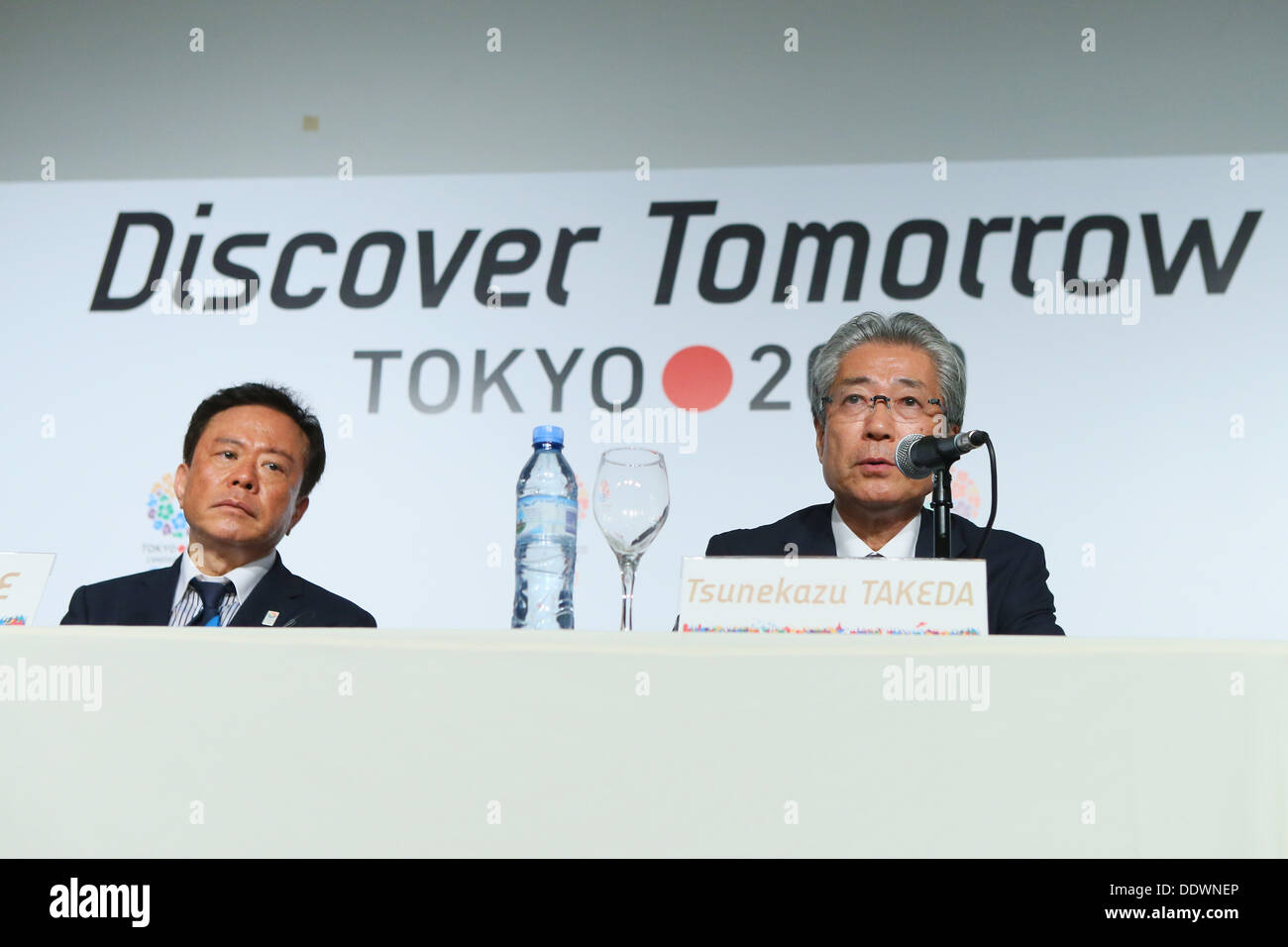 (L to R) Naoki Inose, Tsunekazu Takeda, SEPTEMBER 7, 2013 : Japan ...
