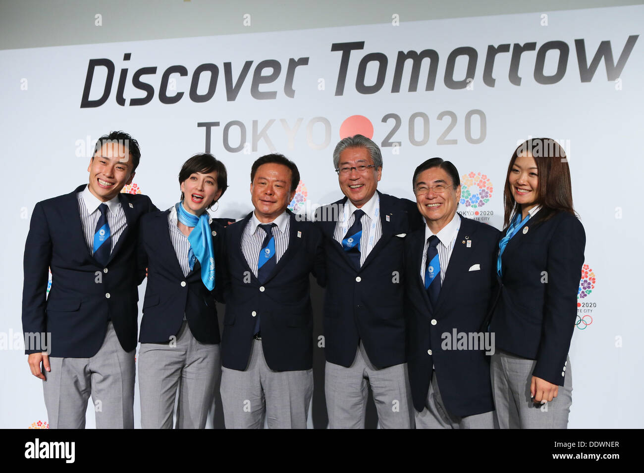 (L to R) Yuki Ota, Christel Takigawa, Naoki Inose, Tsunekazu Takeda ...