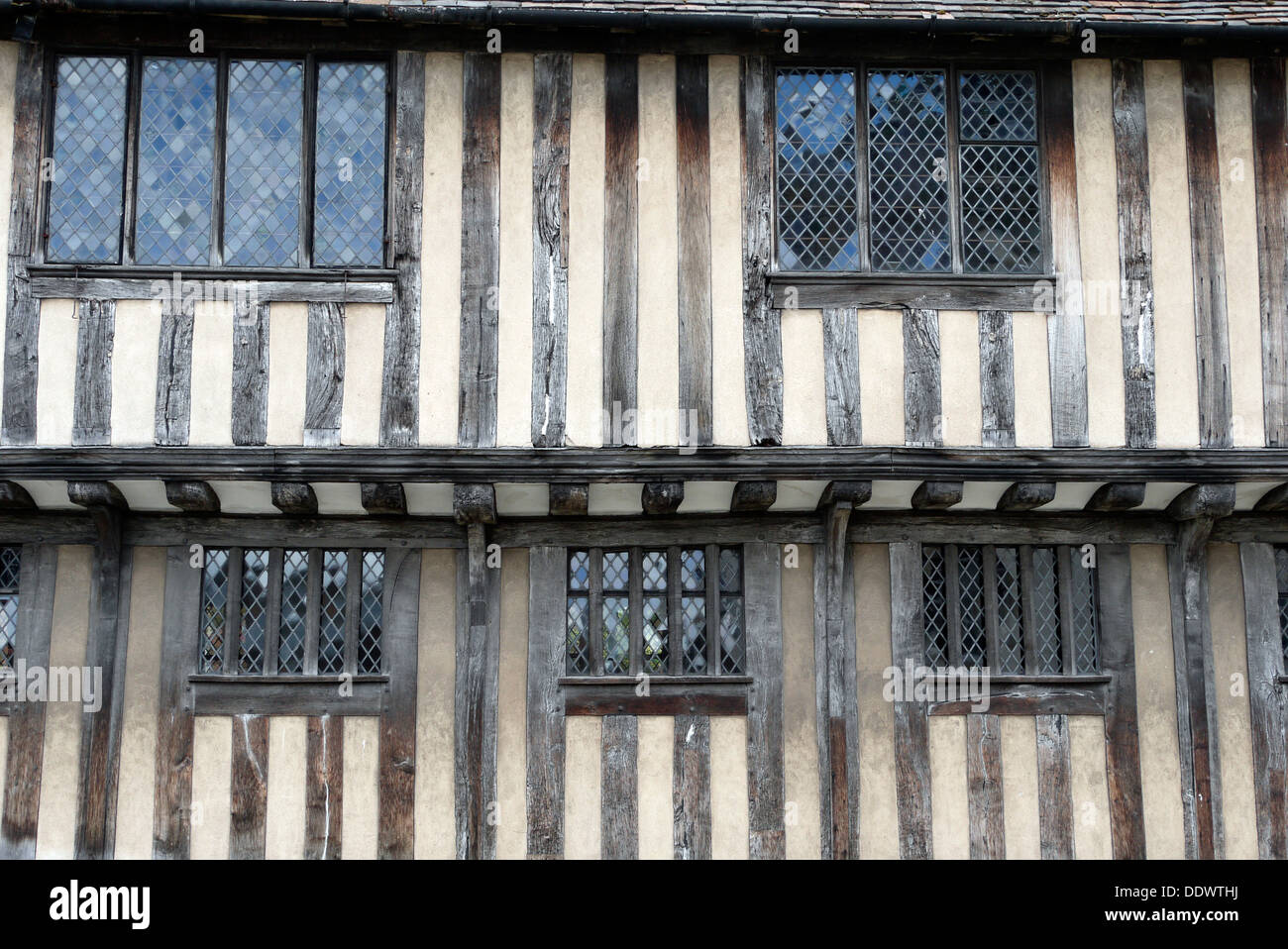 Elizabethan Tudor wattle and daub architecture, Stratford Upon Avon
