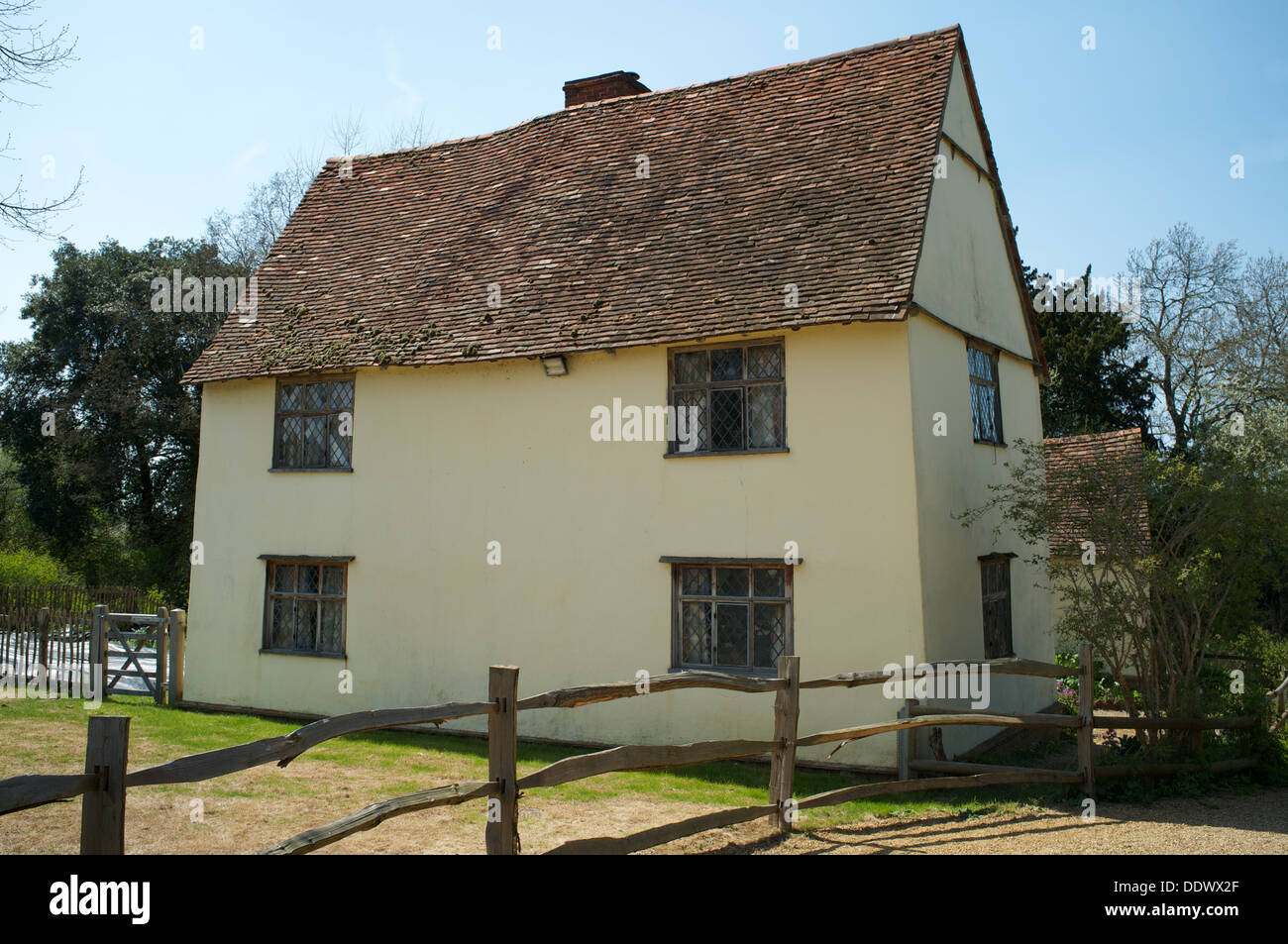 Traditional English cottage Stock Photo