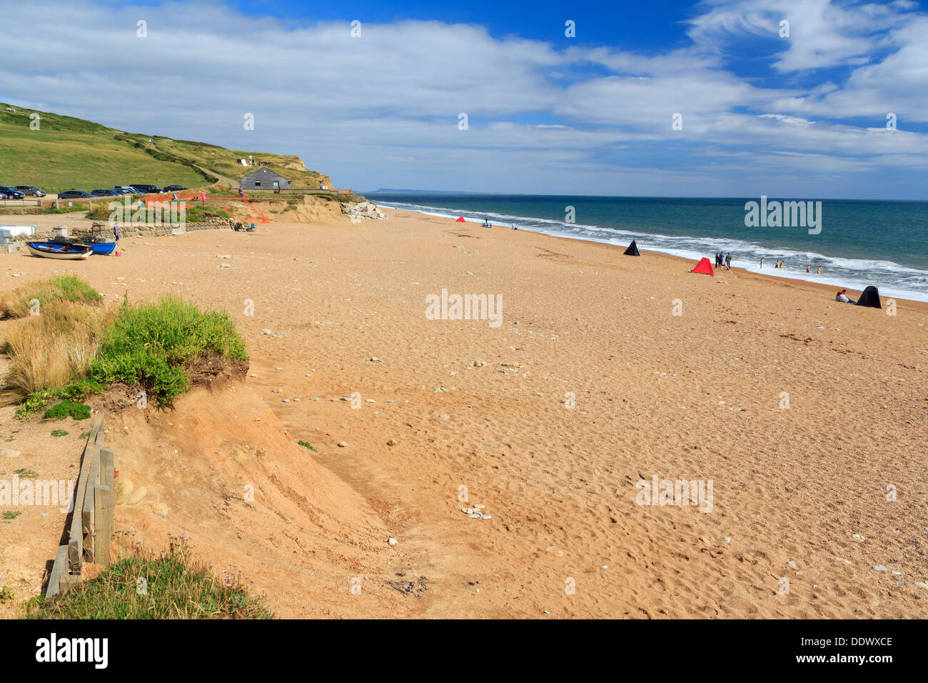Beach at Burton Bradstock Dorset England UK Stock Photo Alamy