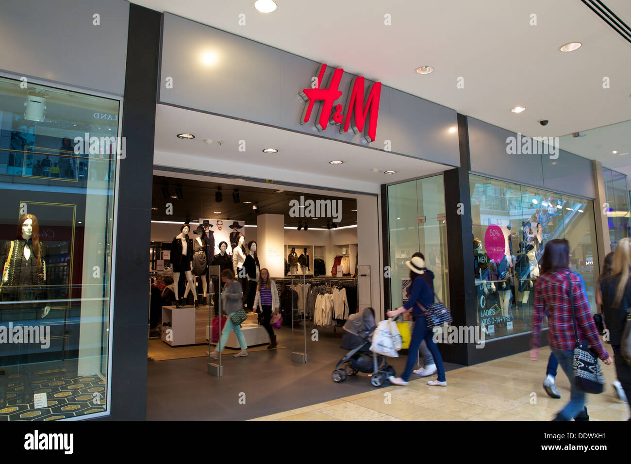 H&M Shop Front Stock Photo
