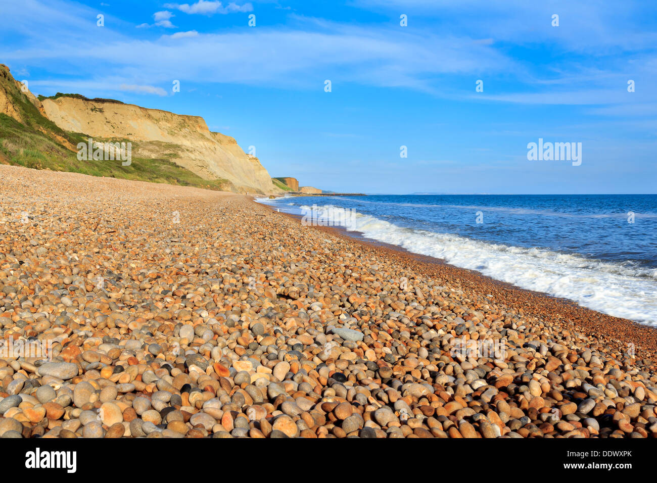 Shingle beach at Eype Dorset England UK Europe Stock Photo