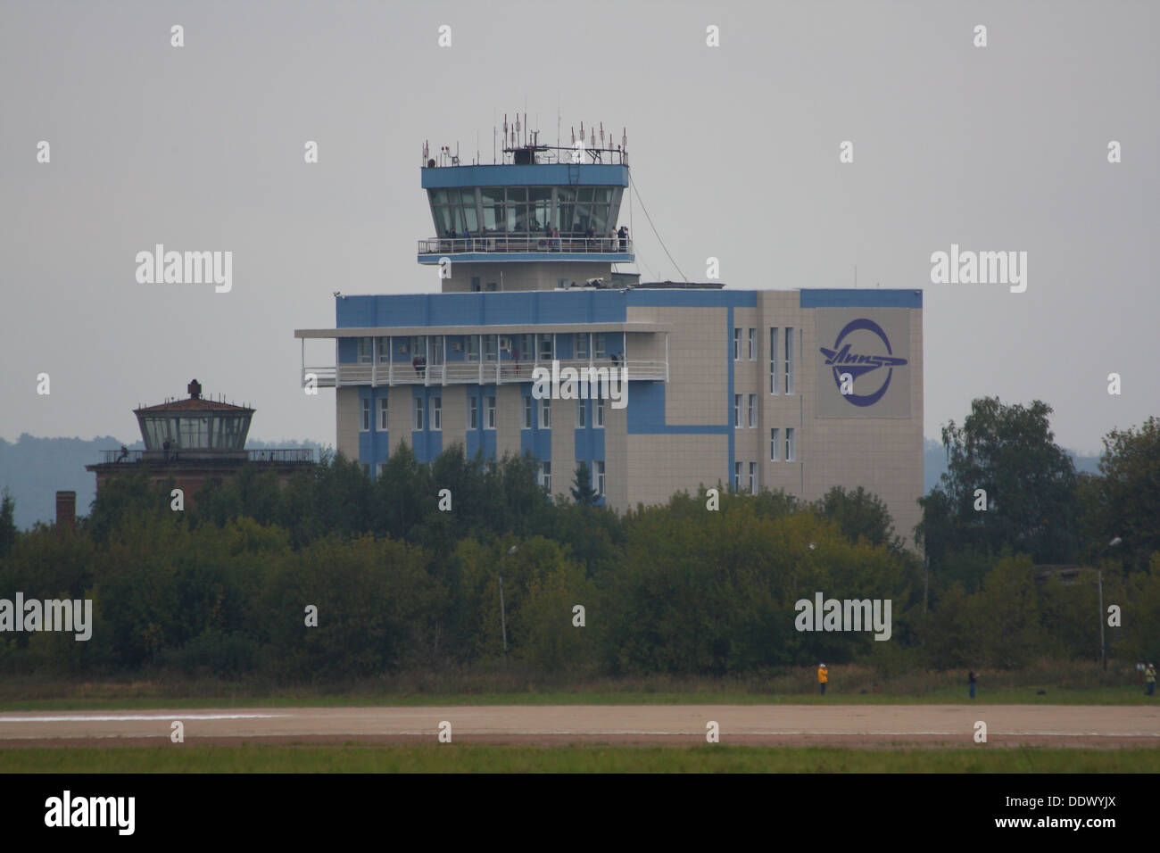 ATC air traffic control tower Stock Photo