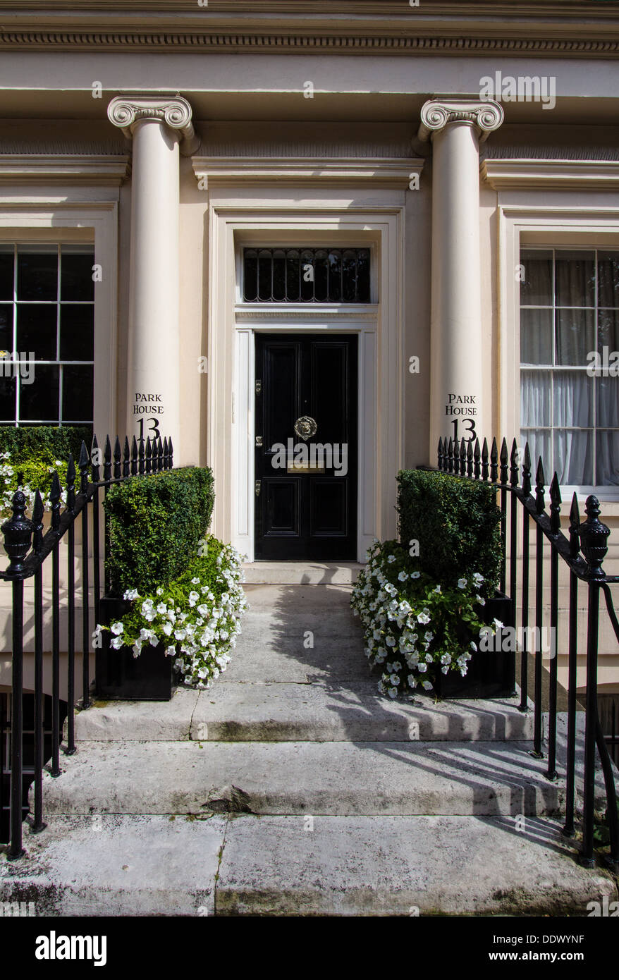 Front Door With Pillars High Resolution Stock Photography and Images