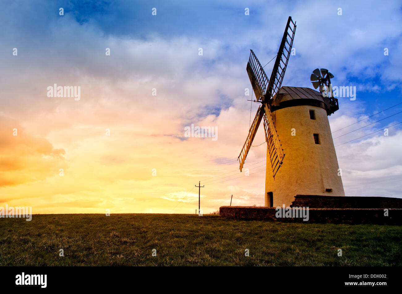 Millisle Windmill Stock Photo