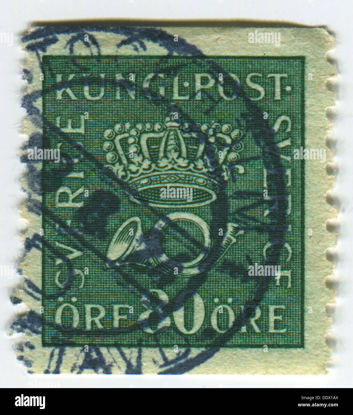 Old postage stamp. Stock Photo