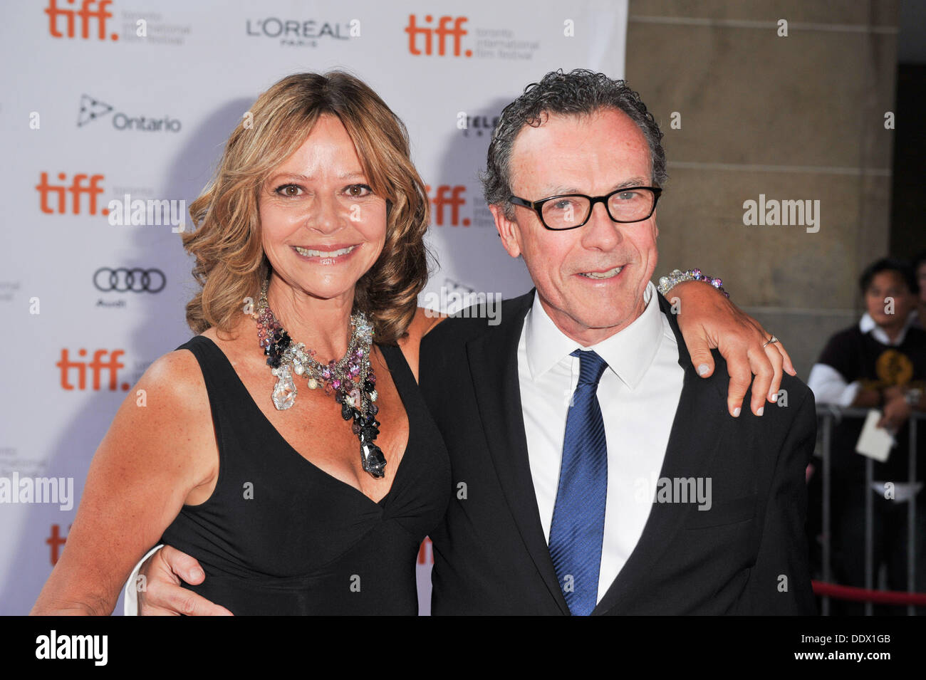 Toronto, Ontario, Canada. 7th Sep, 2013. Novelist JOYCE MAYNARD (L) and