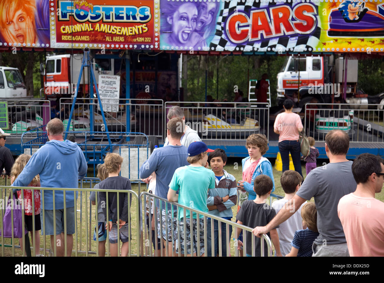 sydney school has its annual open carnival day for parents and students Stock Photo