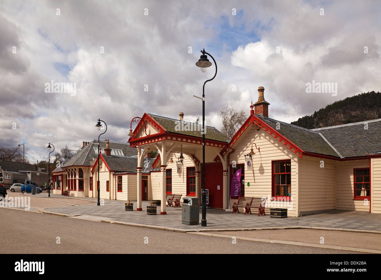The Old Royal Station, Ballater Stock Photo