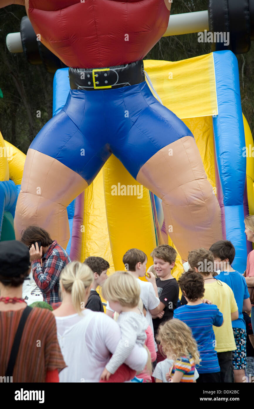 australian primary school annual fete and carnival in avalon,sydney Stock Photo