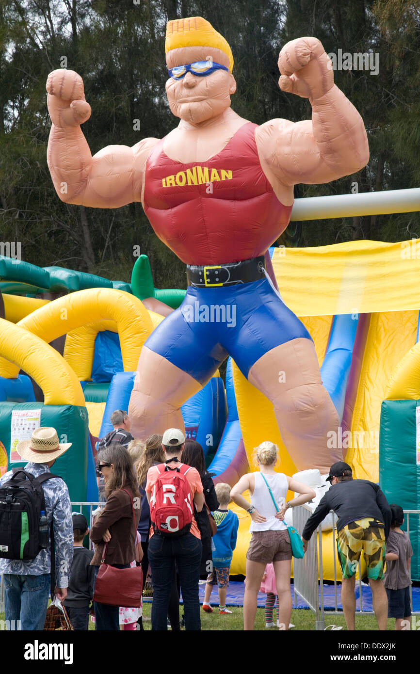 australian primary school annual fete and carnival Stock Photo