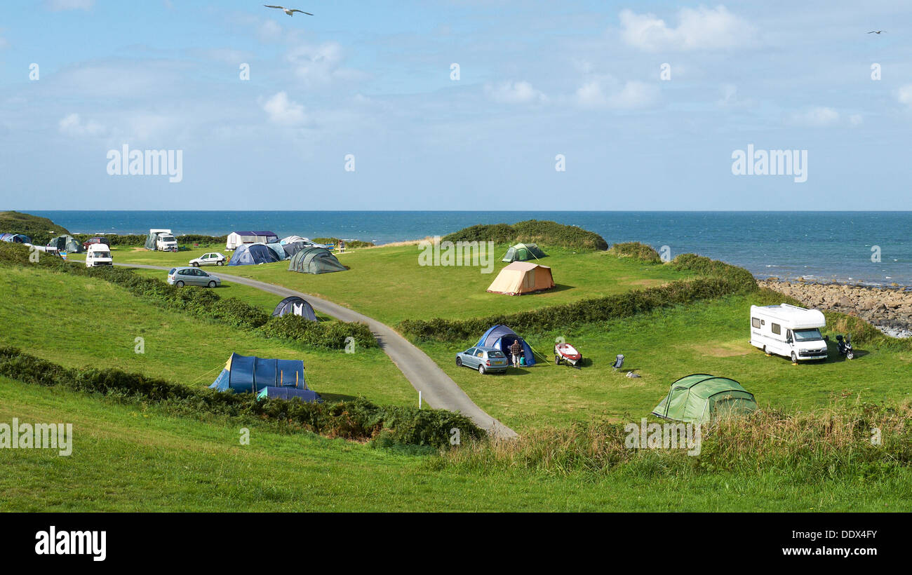 Shell Island campsite North Wales UK Stock Photo 60195967 Alamy