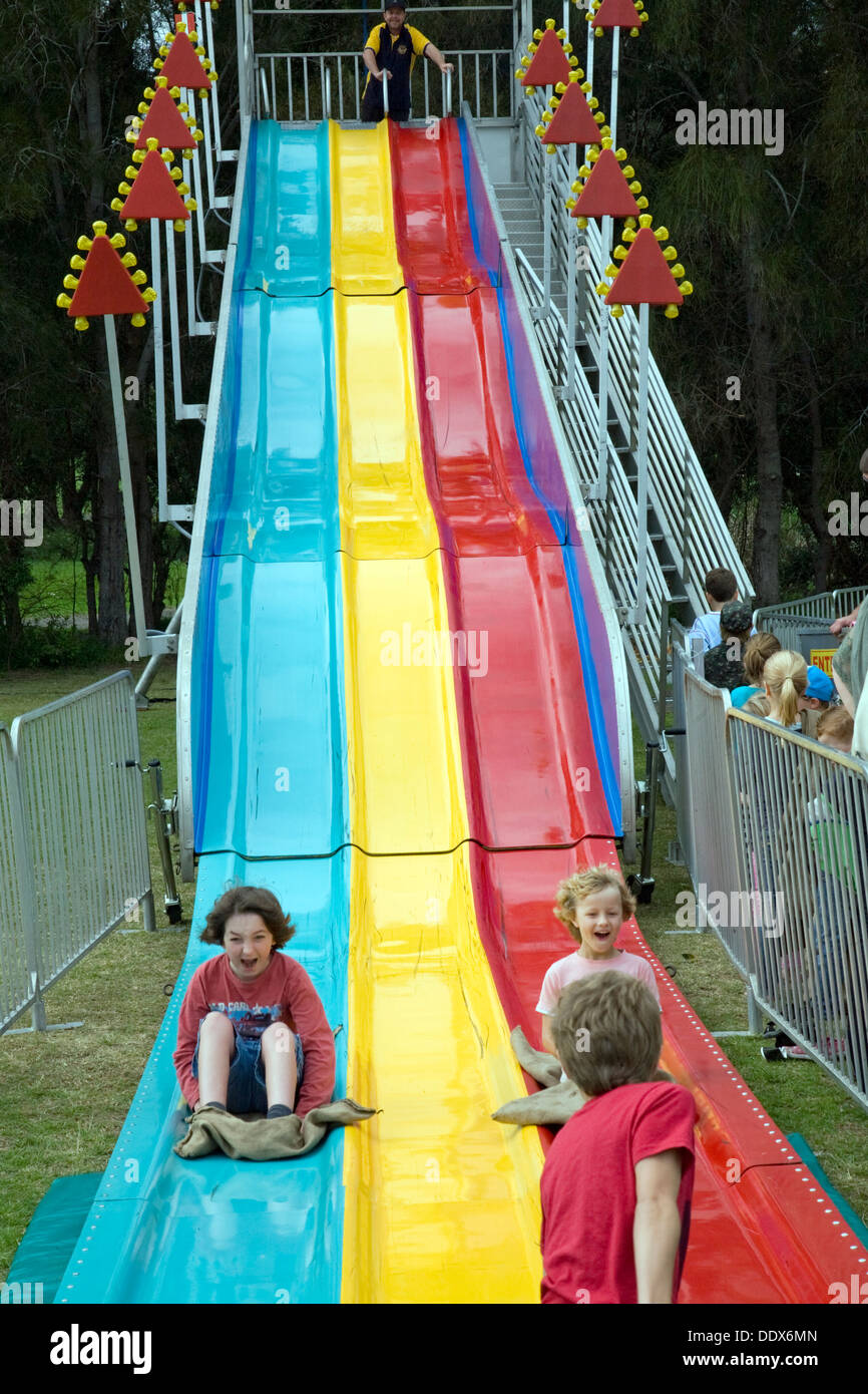 australian primary school annual fete and carnival Stock Photo