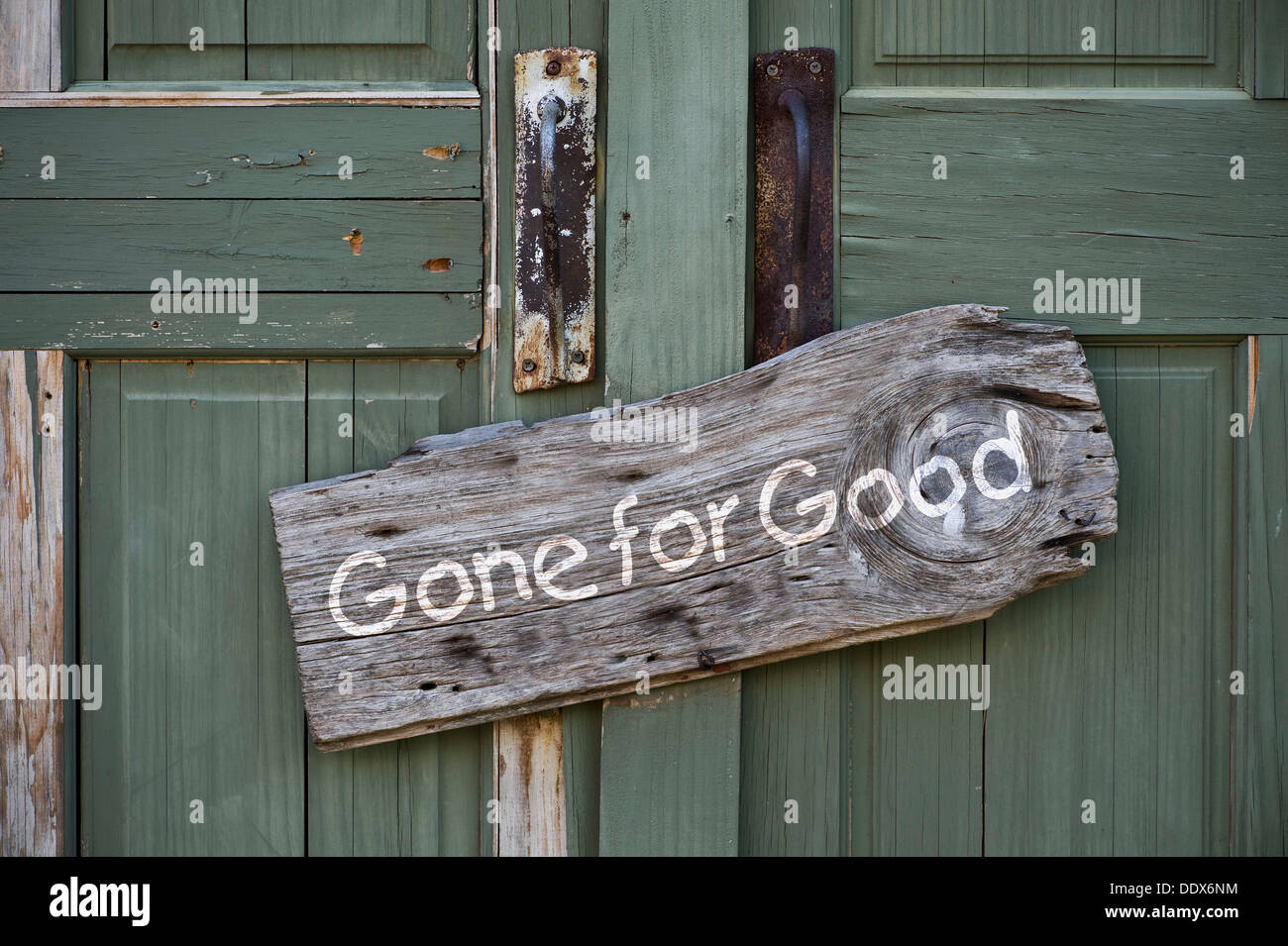 Gone for Good. Stock Photo