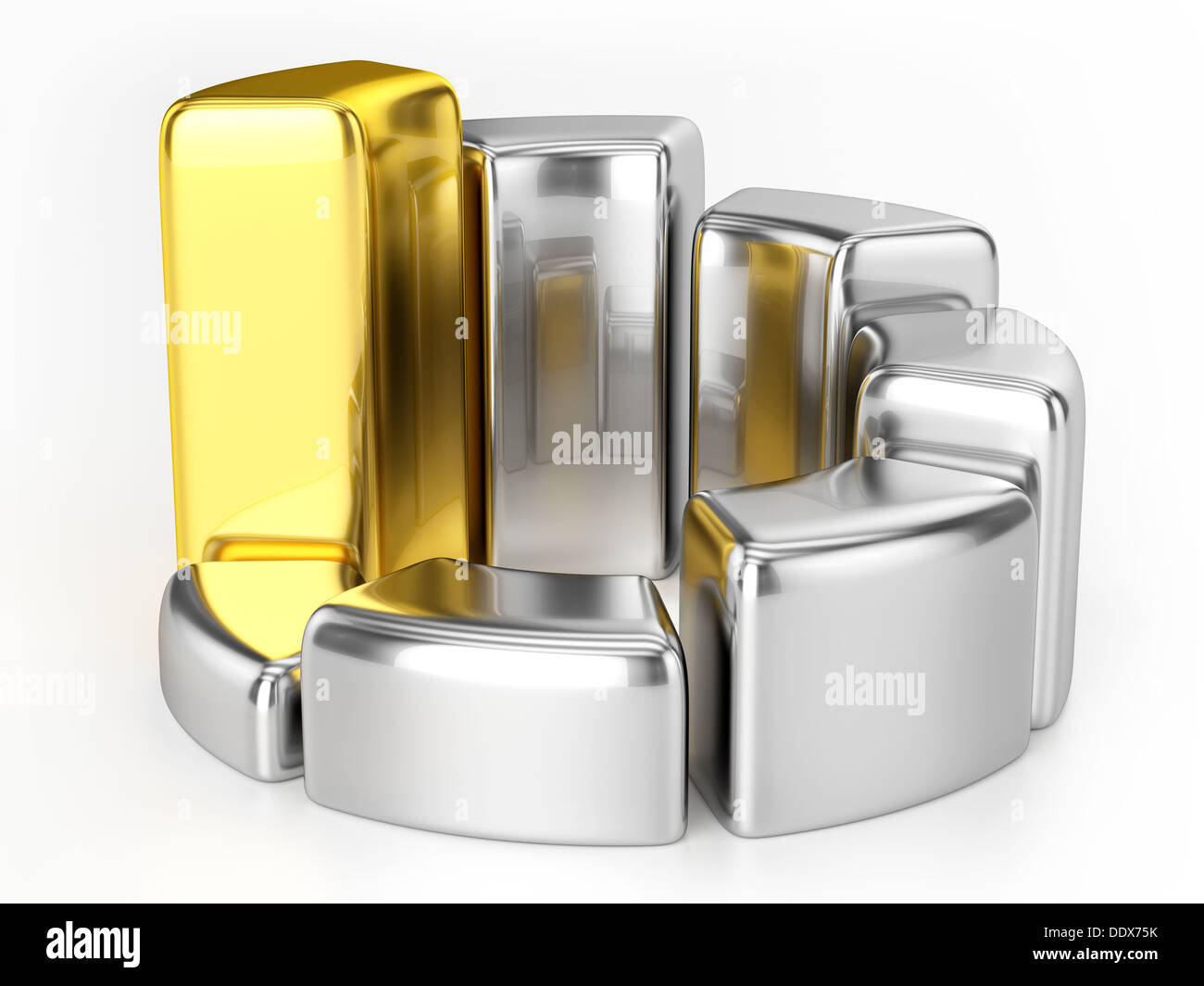 Gold chart Cut Out Stock Images & Pictures Alamy