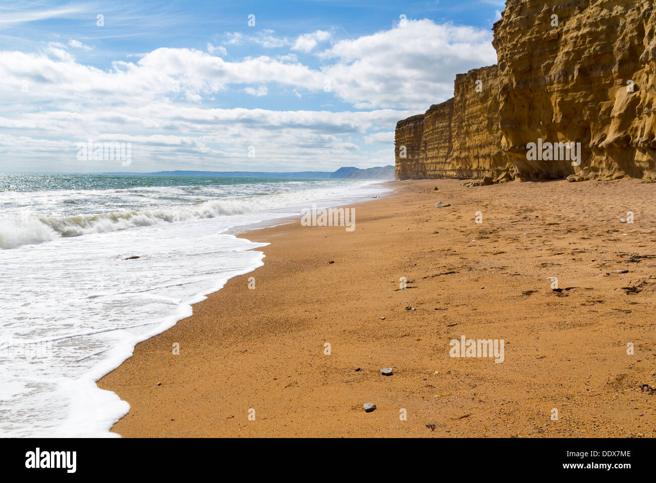 Beach and cliffs at Burton Bradstock Dorset England UK Stock Photo Alamy