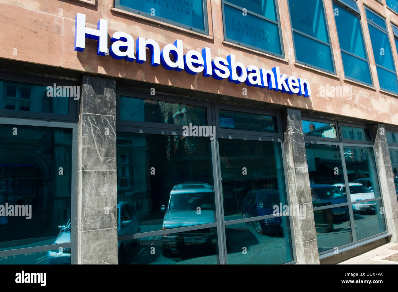 HANDELSBANKEN Swedish bank exterior on high street in Hereford Herefordshire England UK Stock Photo