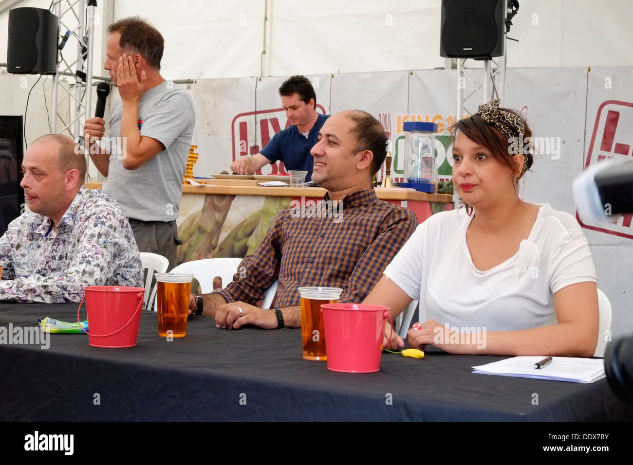 As part of Kingston Food Festival, contestants line up to take part in