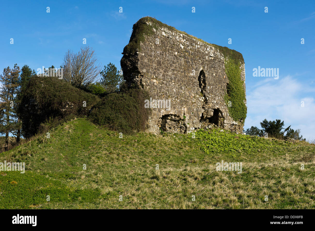 Aros Castle on the Isle of Mull Stock Photo