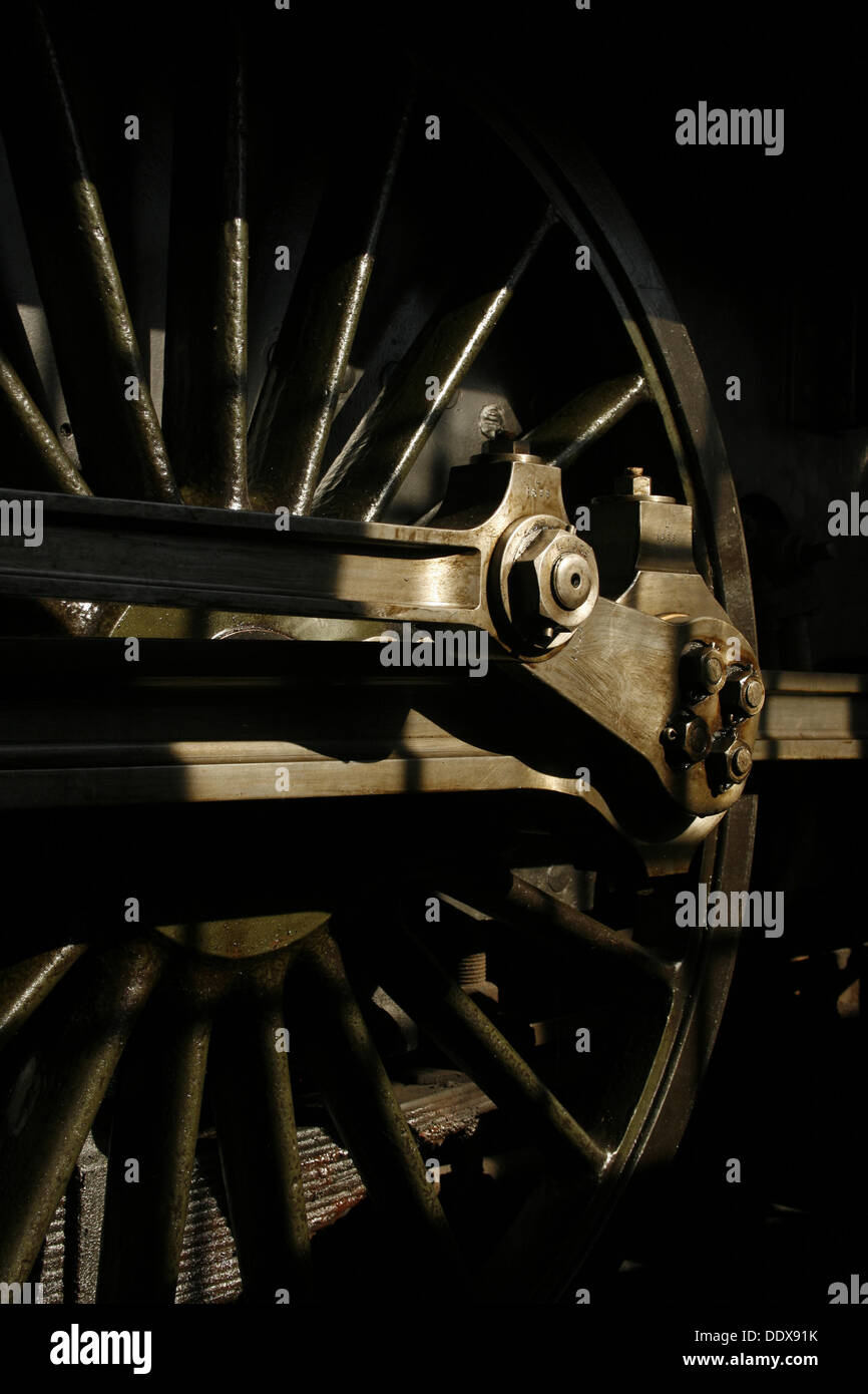 wheel and mechanism in the shadows Stock Photo Alamy