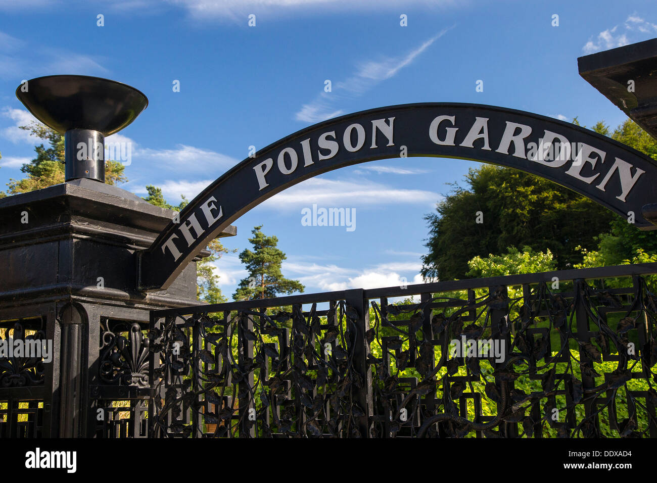The Poison Garden, Alnwick, Northumberland Stock Photo