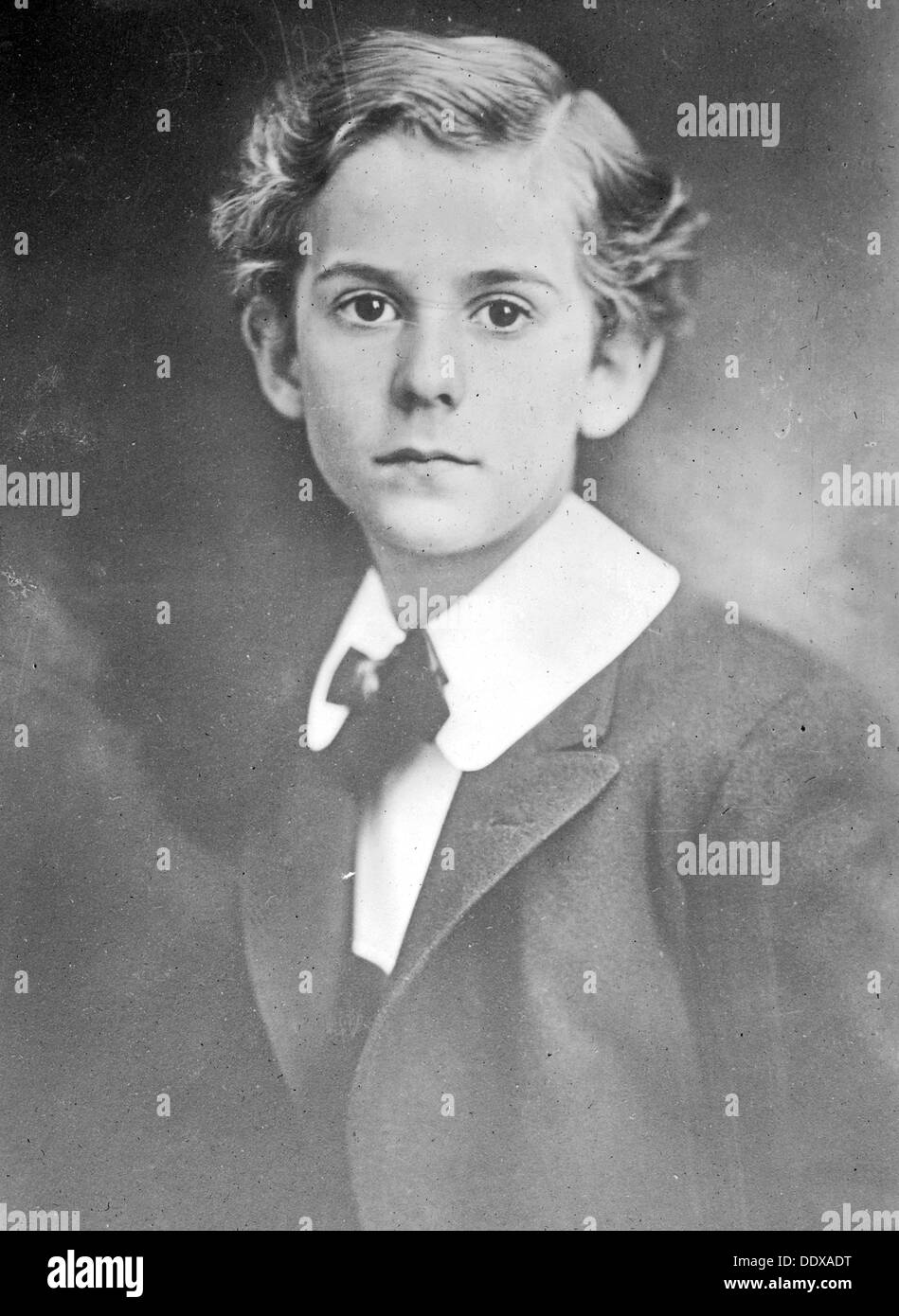 Prince Ernst of Hohenberg, Prince Ernst von Hohenberg, son of Archduke Franz Ferdinand Stock Photo