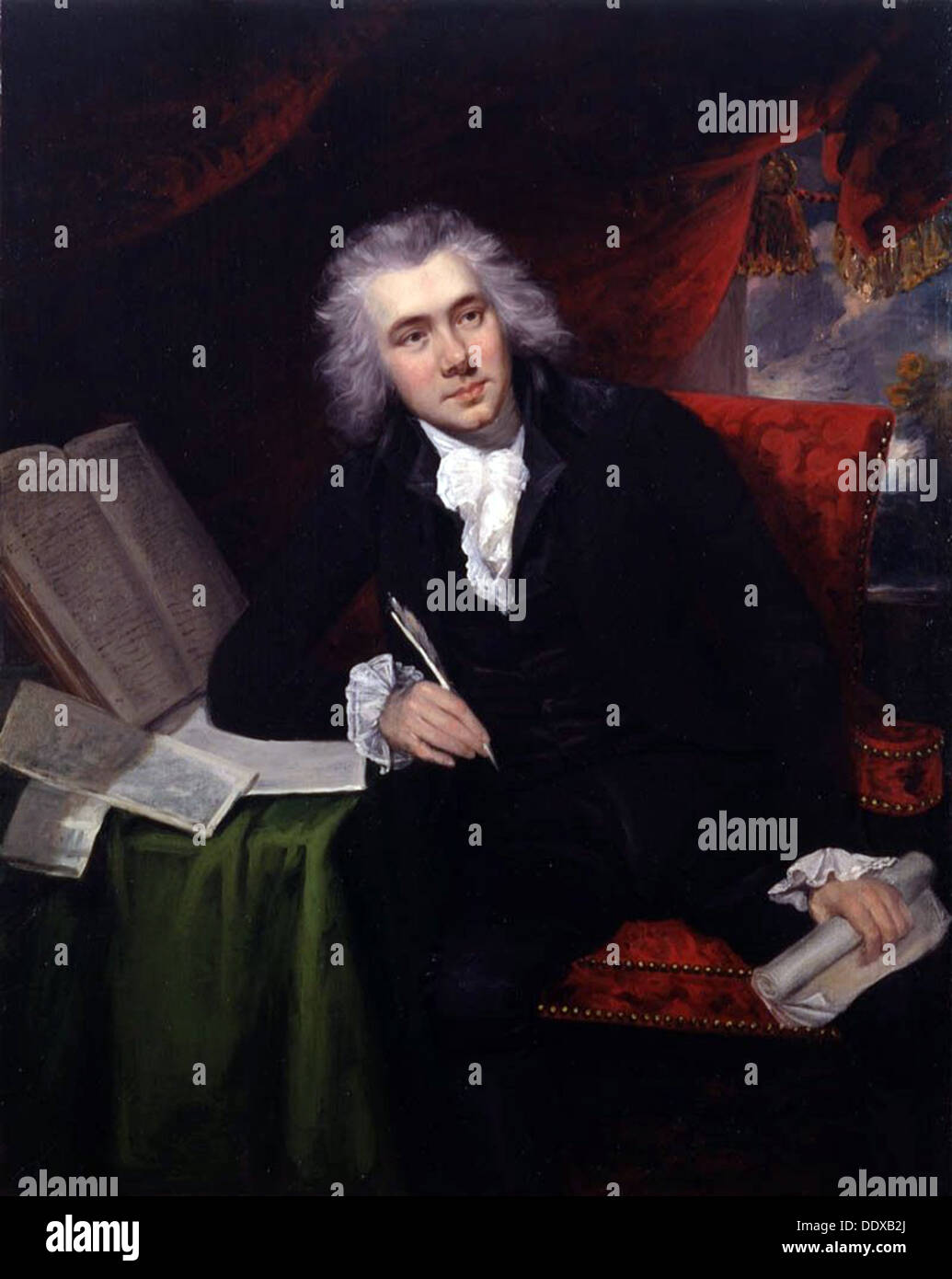 William Wilberforce, 1790, pictured at the age of 29 Stock Photo