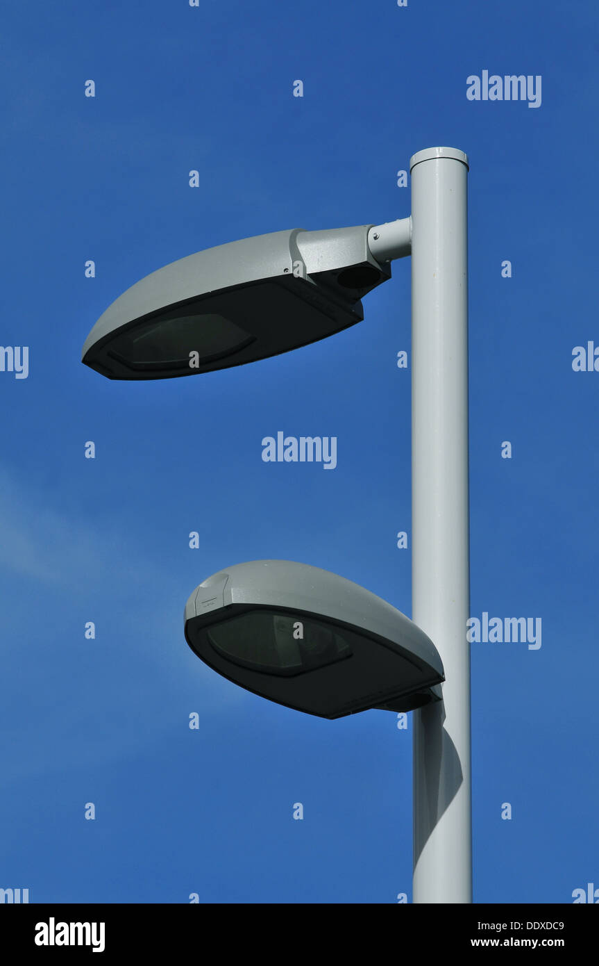 Street lights on pole Stock Photo Alamy