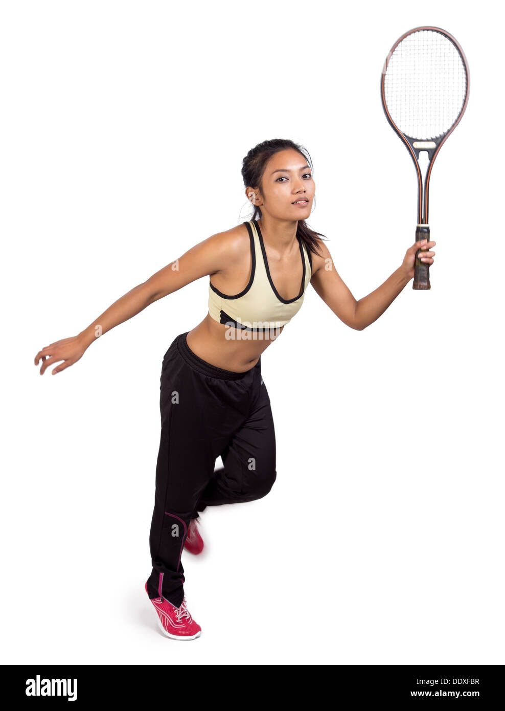 Asian female tennis player Cut Out Stock Images & Pictures - Alamy