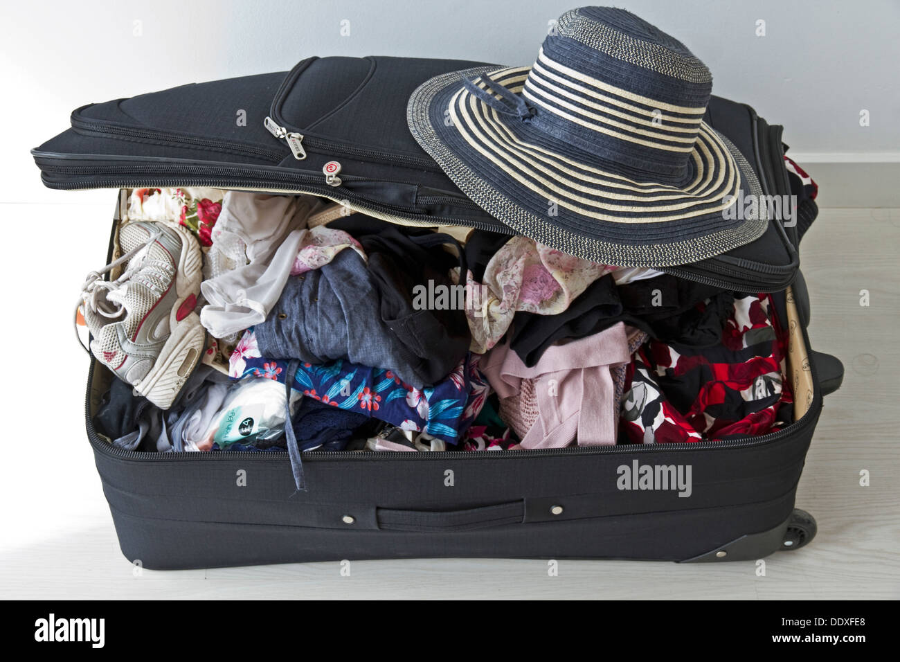 Holiday suitcase Stock Photo