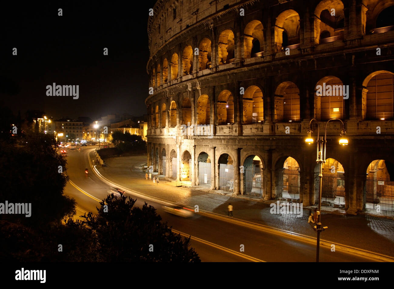 Arm Rome Night Rome by night Stock Photo - Alamy