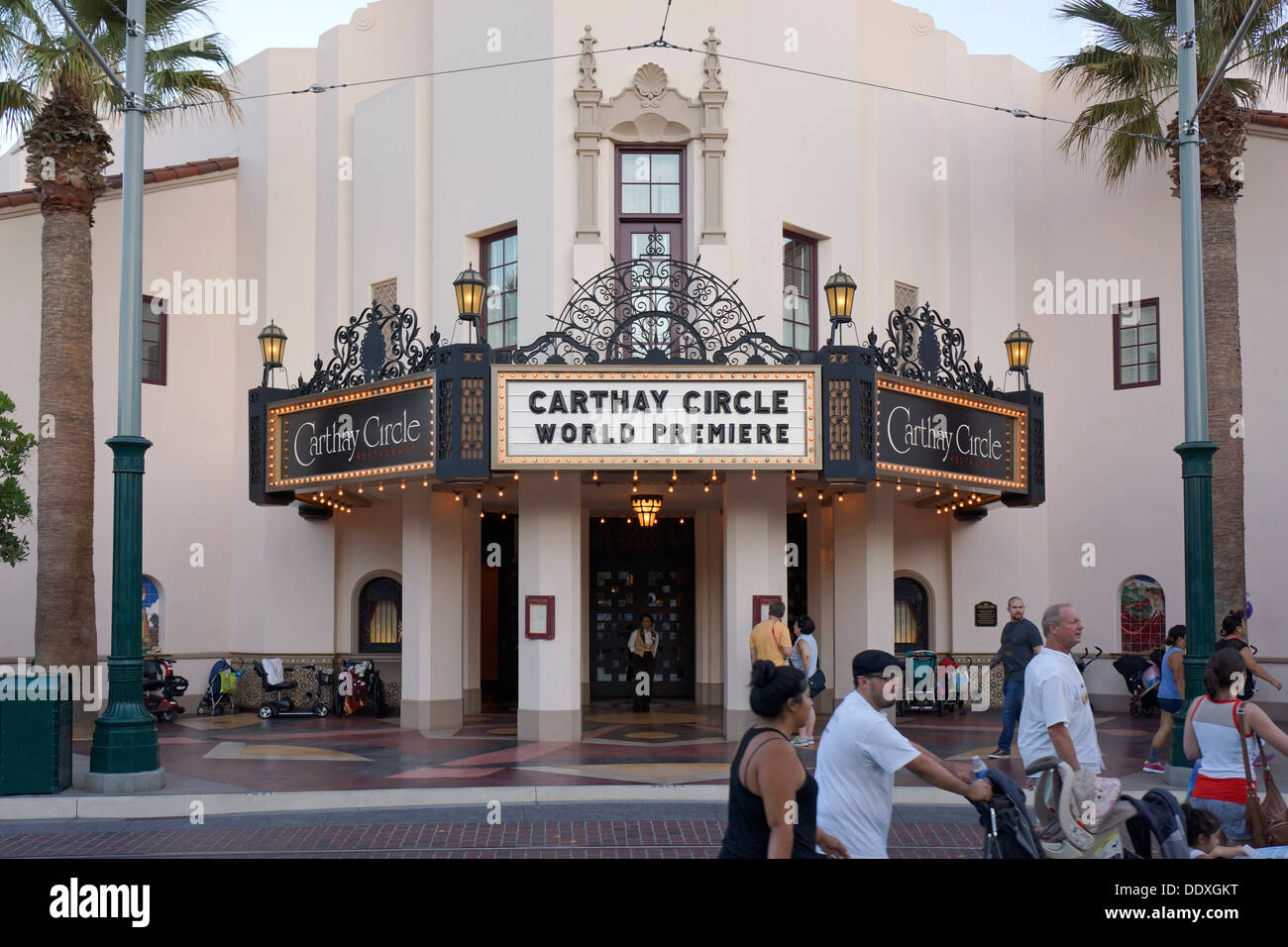 Carthay Circle Restaurant,  Disneyland Resort, Buena Vista Street, Anaheim, California Stock Photo
