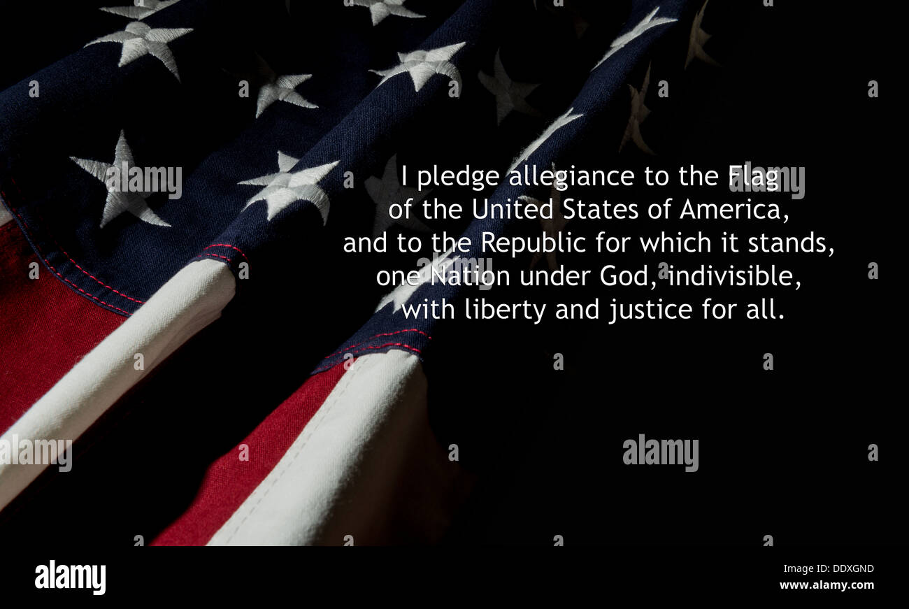 American Pledge Of Allegiance High Resolution Stock Photography and