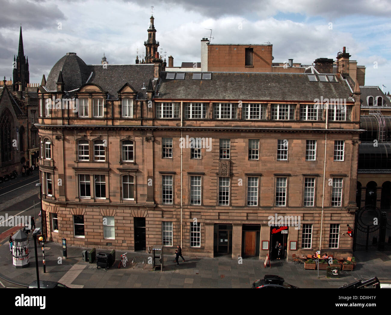 Victorian building, Chambers Street,  Edinburgh, Scotland, UK, EH1 1JF Stock Photo