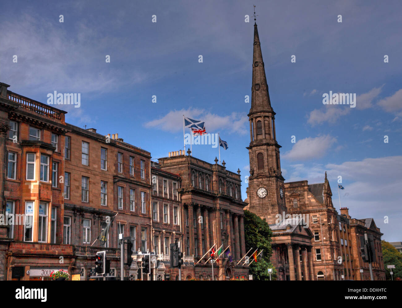 George Street, Edinburgh, Scotland, UK, Stock Photo
