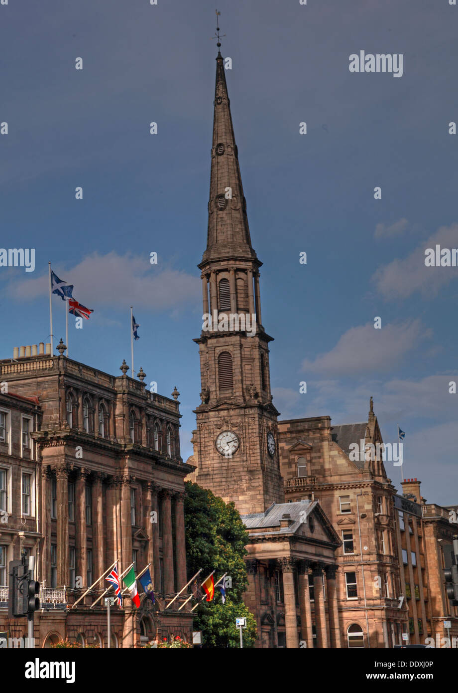 George Street, Edinburgh, Scotland, UK, Stock Photo